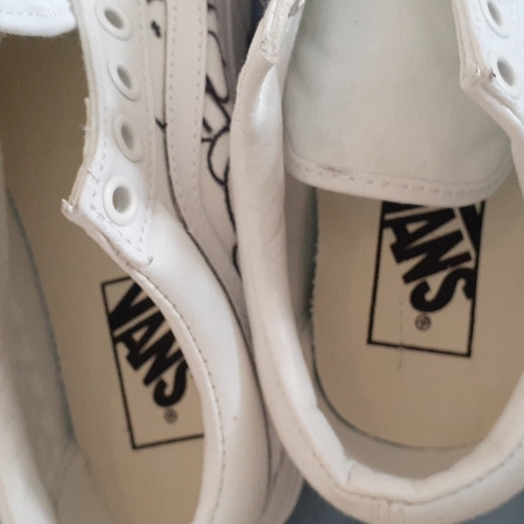 #41❤️ New Van's Doodled Old Skool platform sneakers - Picture 7 of 10